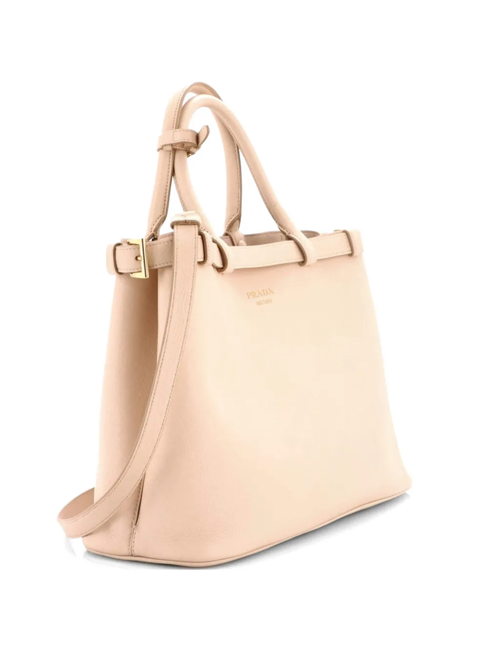 Prada Pre-Owned Borsa tote con doppia fibbia - Toni neutri