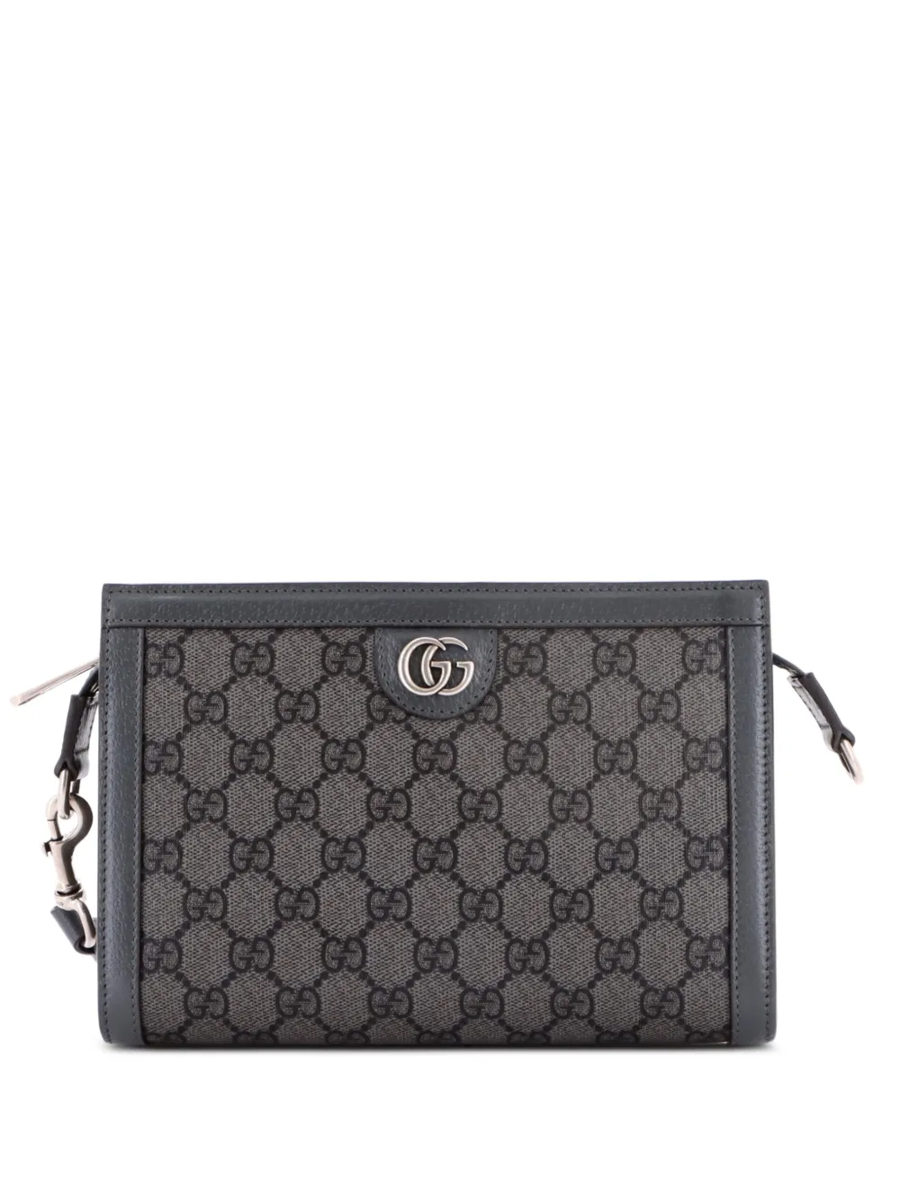 Gucci Pre-Owned Borsa a tracolla Ophidia piccola convertibile in tela cerata GG - Grigio