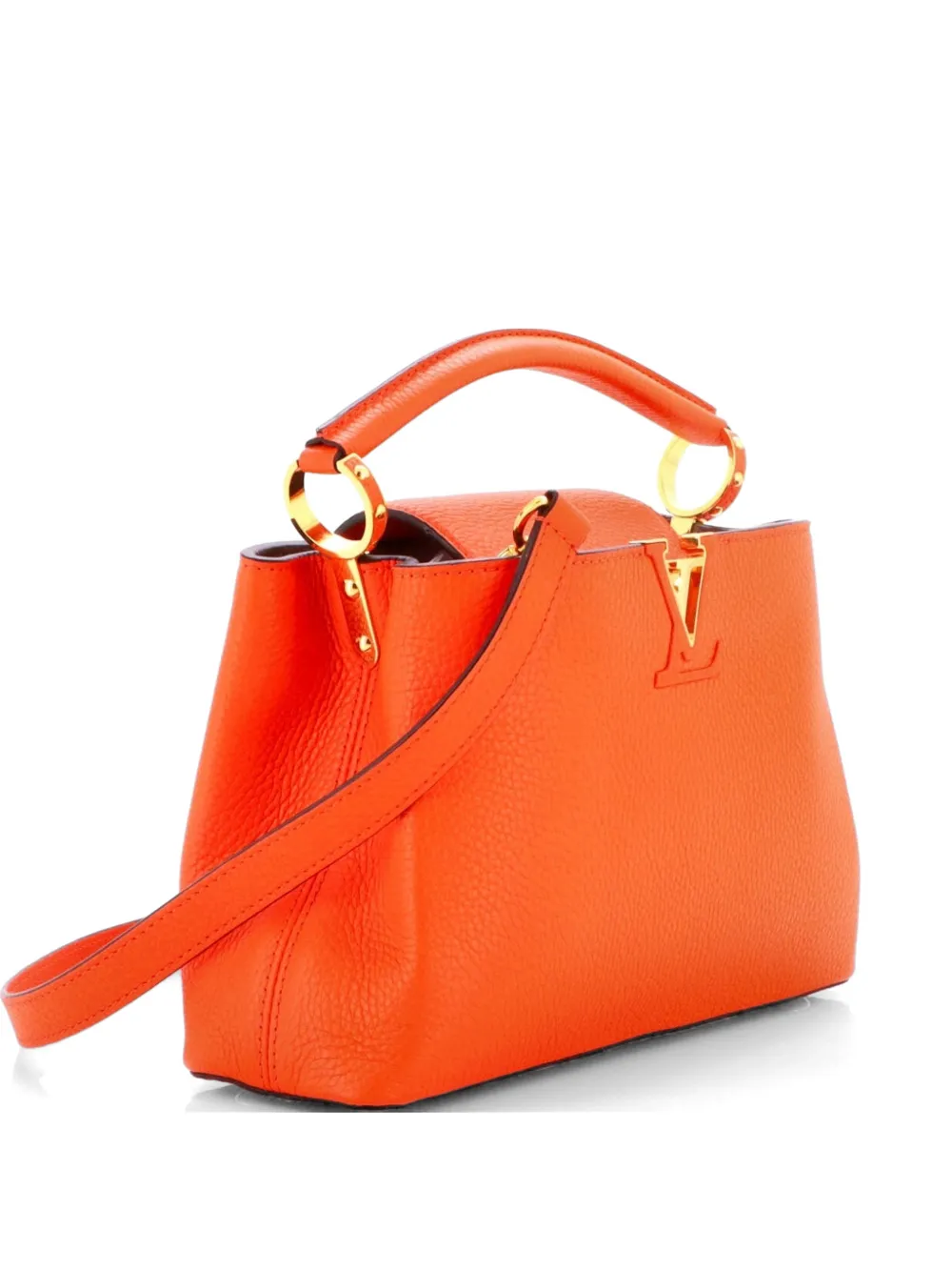 Louis Vuitton Pre-Owned Capucines Bag Leather BB satchel - Orange
