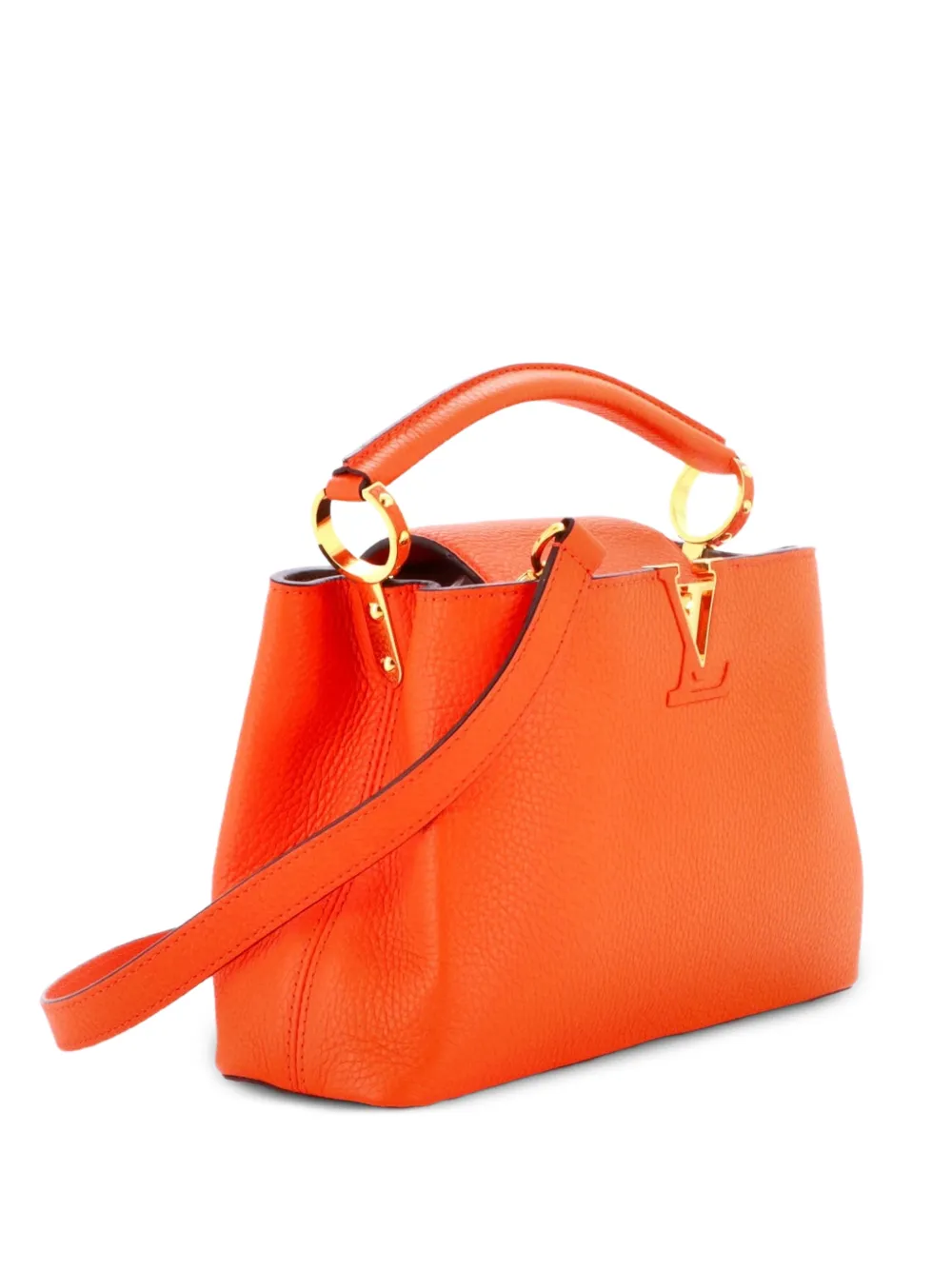 Louis Vuitton Pre-Owned Borsa a tracolla Capucines BB in pelle - Arancione