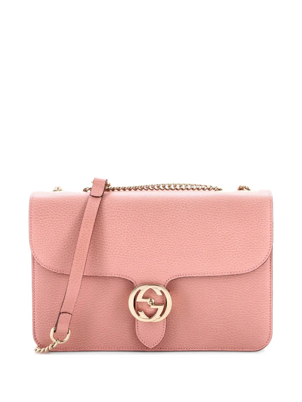 Gucci Pre-Owned Borsa a spalla media in pelle - Rosa