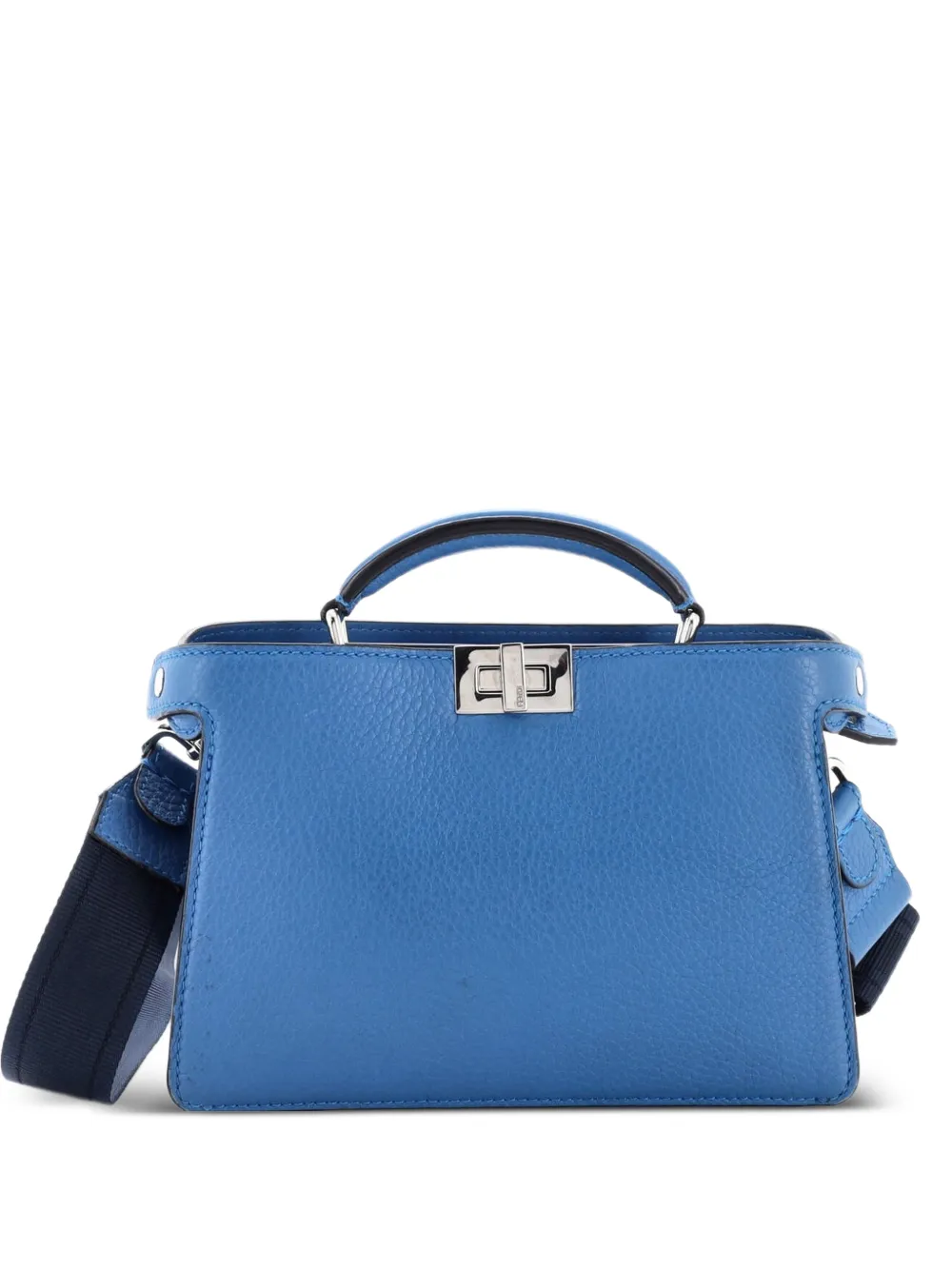 Fendi Pre-Owned Borsa a spalla Peekaboo ISeeU XCross in pelle - Blu