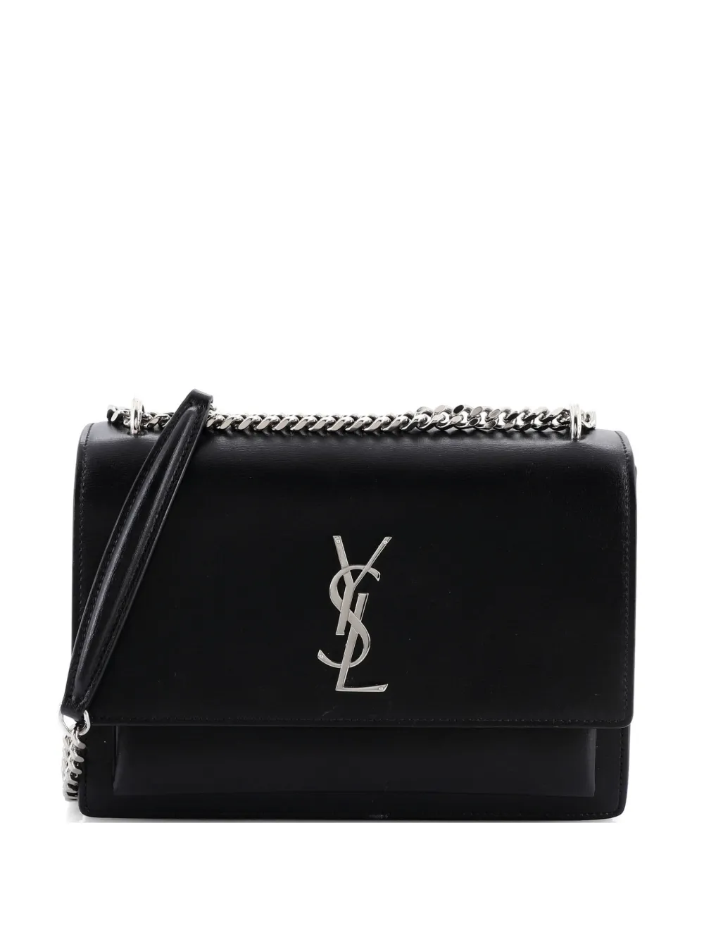 Saint Laurent Pre-Owned Mittelgroße Sunset Umhängetasche aus Leder - Schwarz