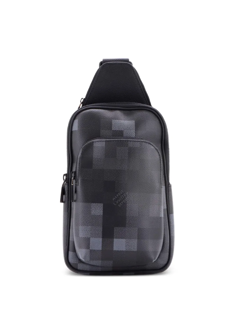Louis Vuitton Pre-Owned Borsa a tracolla Avenue Sling in tela NM Damoflage - Nero