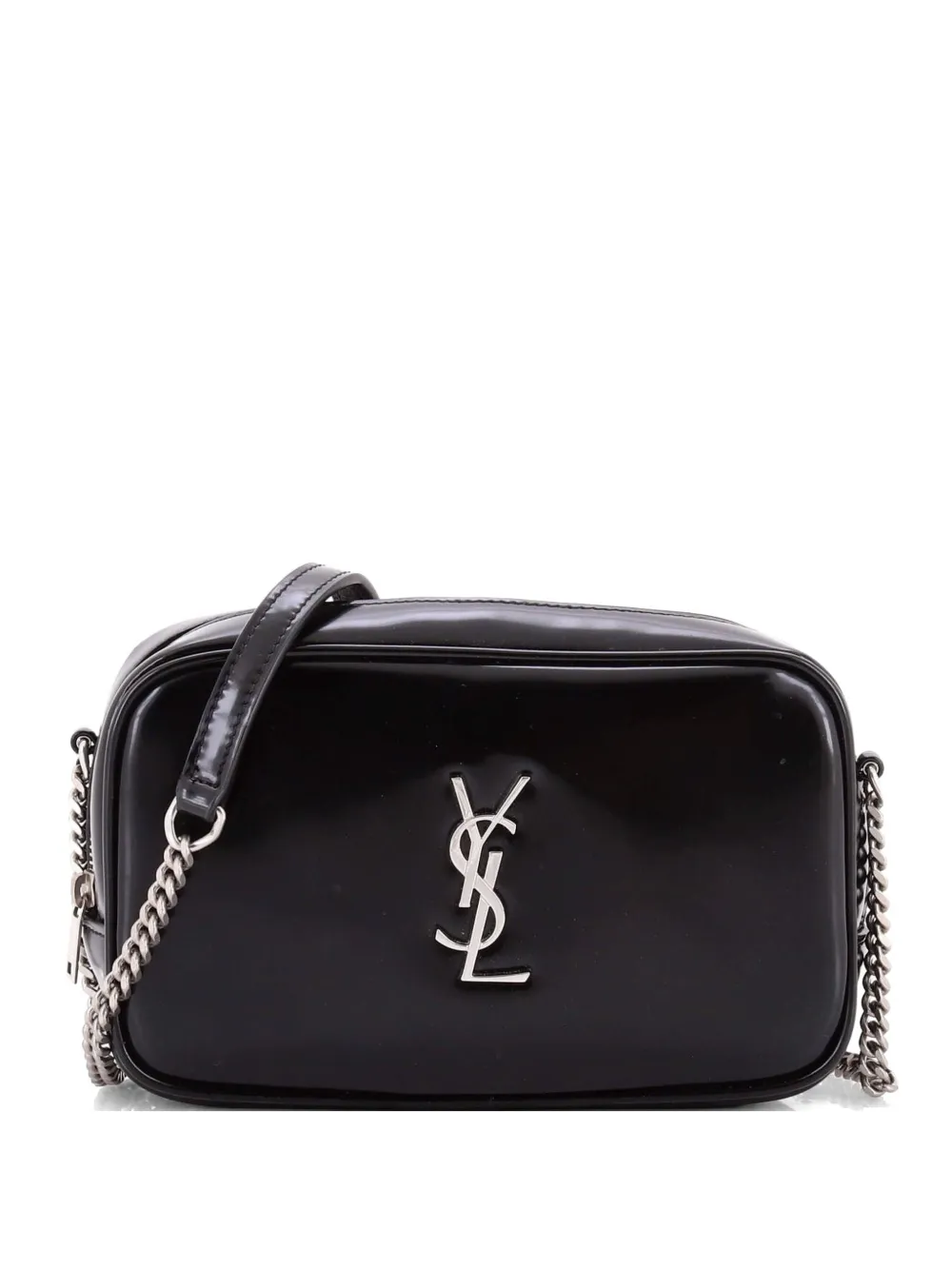 Saint Laurent Pre-Owned Borsa a tracolla Lou piccola in pelle - Nero