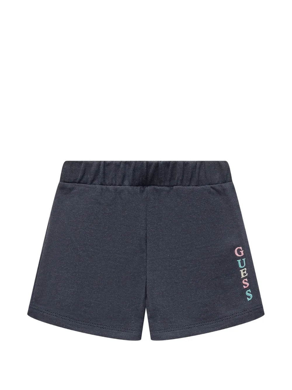 guess kids logo-detail shorts - Blu