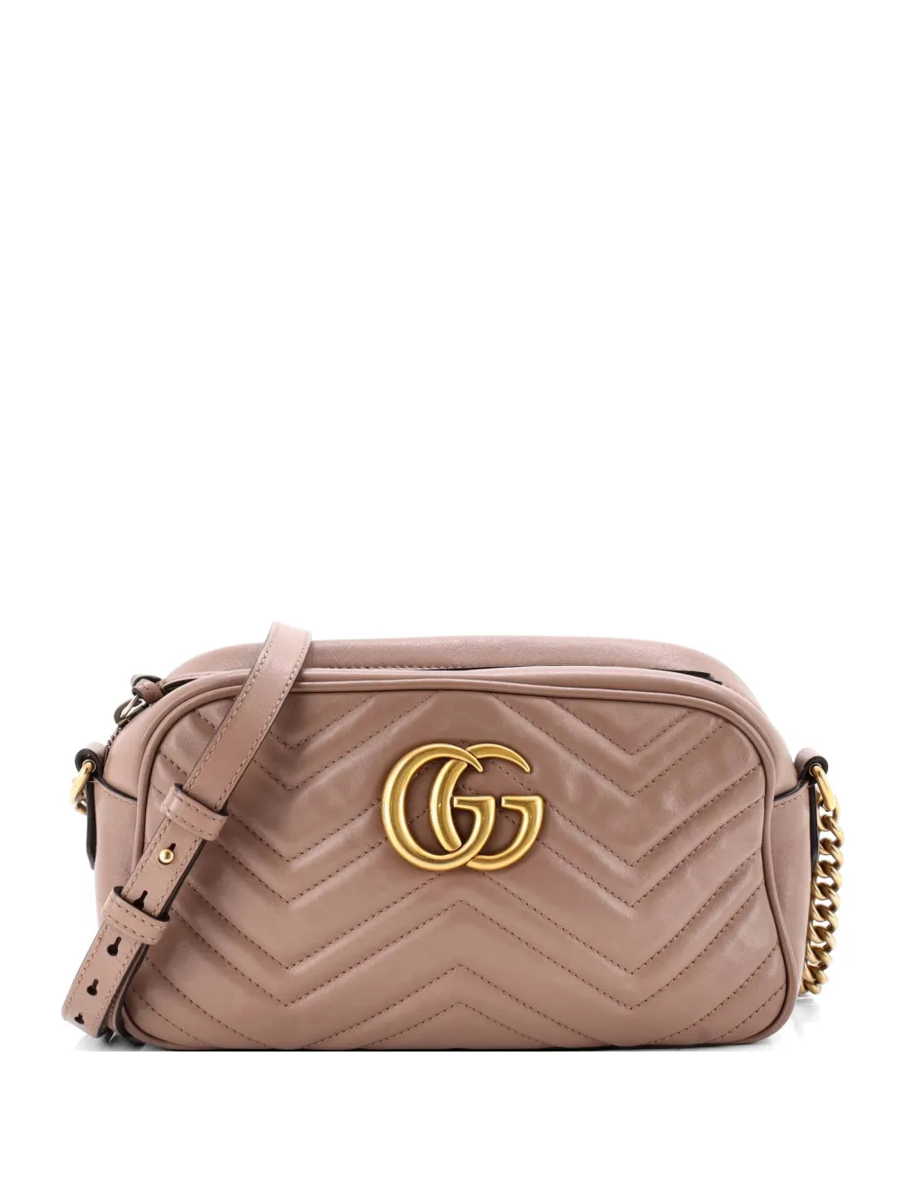 Gucci Pre-Owned Borsa a tracolla GG Marmont piccola in pelle matelassé - Toni neutri