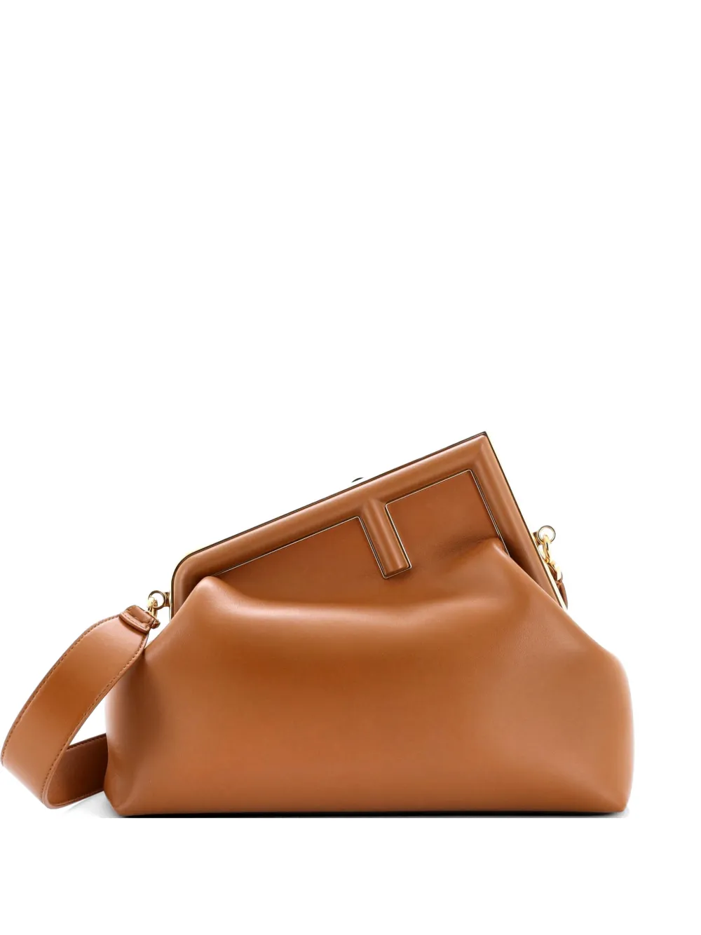 Fendi Pre-Owned Clutch First media in pelle - Marrone