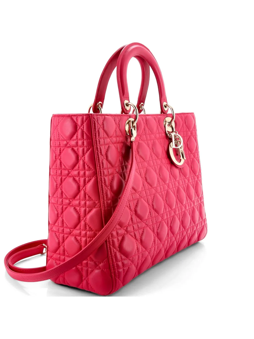 楽天ポイント還元】Christian Dior Pre-Owned Lady Dior Bag Cannage 