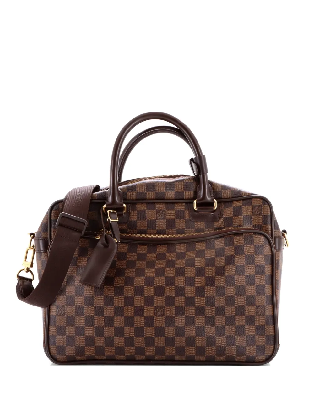 Louis Vuitton Pre-Owned Borsa porta pc Icare in tela Damier Graphite - Marrone