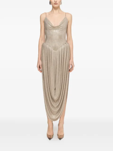 NISSA exaggerated hip maxi dress