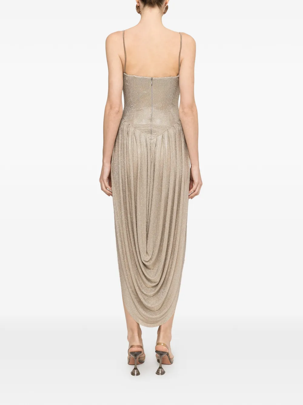 NISSA Maxi-jurk met oversized heup Zilver