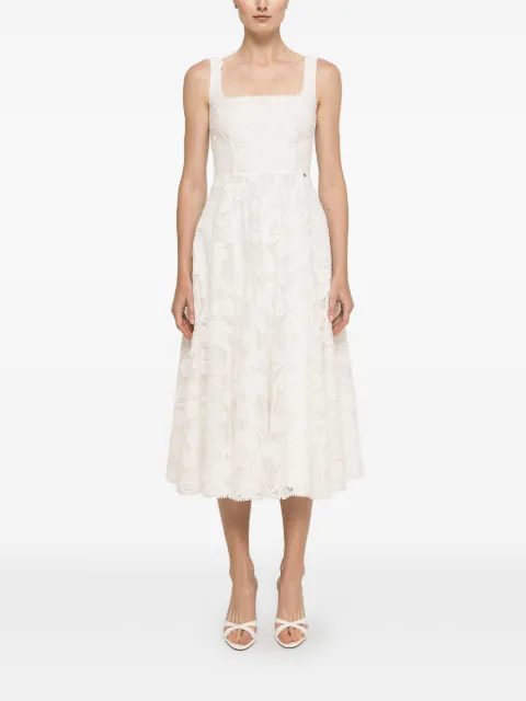 NISSA lace midi dress