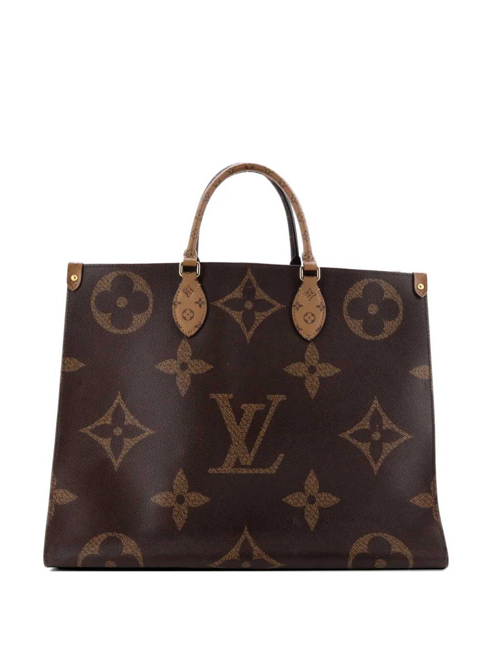 Louis Vuitton Pre-Owned Borsa tote OnTheGo Reverse Monogram Giant GM - Marrone