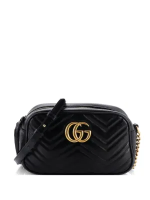 Gucci Pre-Owned GGマーモント マテラッセ レザーベルトバッグ