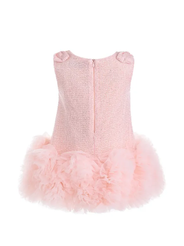 knitted tutu dress Mimi Kanya Ruffled Tulle | Pink Wine Dresses