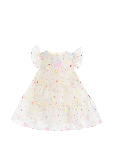 Mimi Tutu polka-dot tiered dress