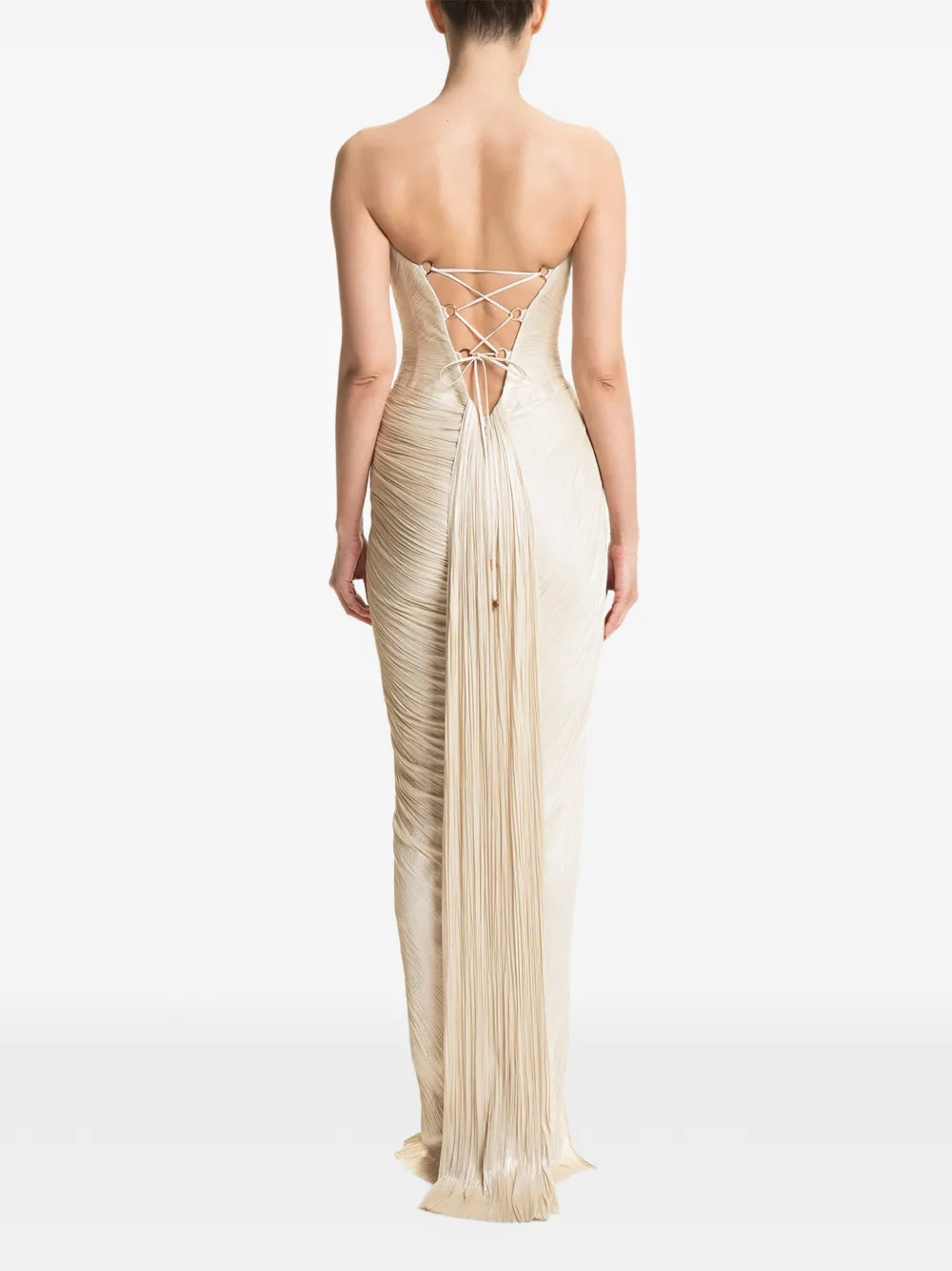Maria Lucia Hohan Miko maxi-dress Beige