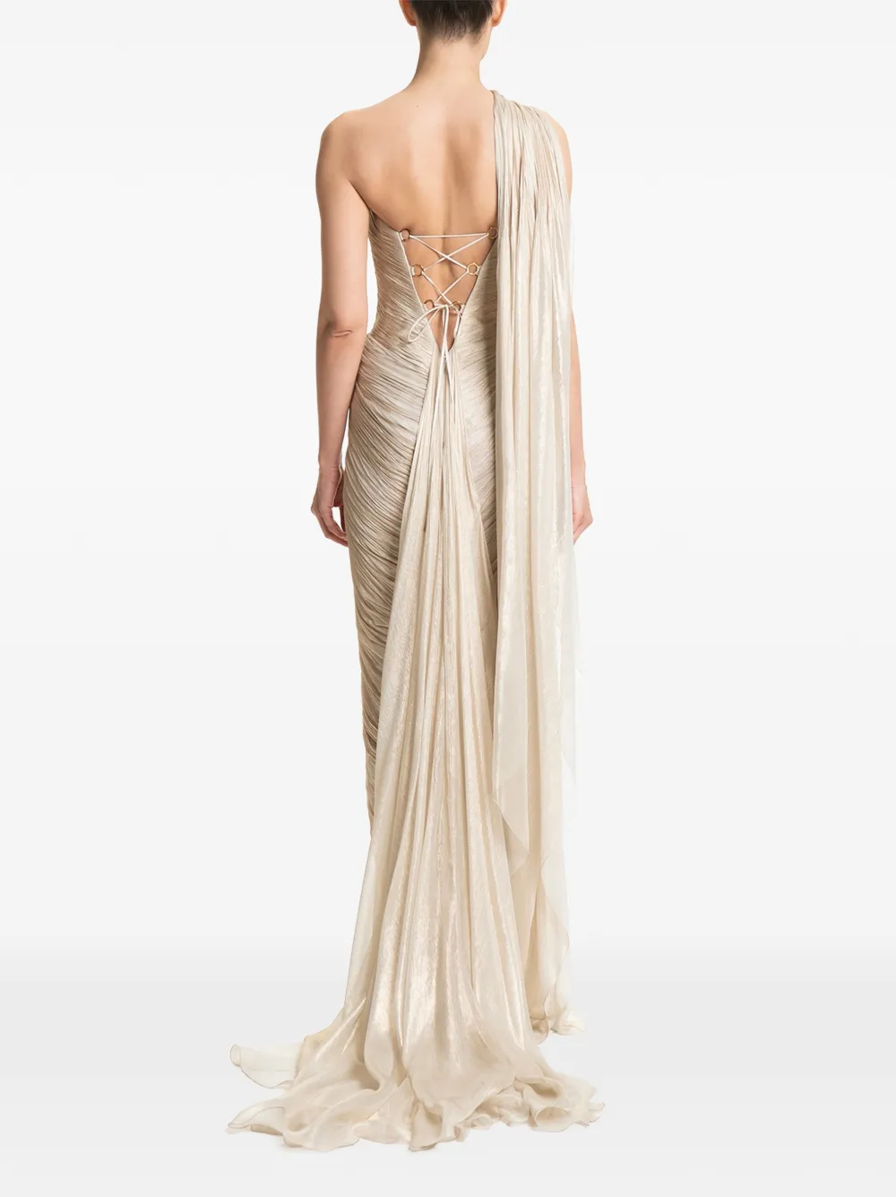 Maria Lucia Hohan Kasumi maxi-dress Beige