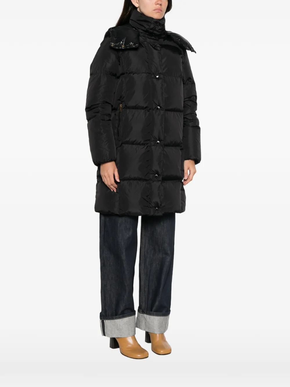 Moncler Litte gewatteerde jas Zwart
