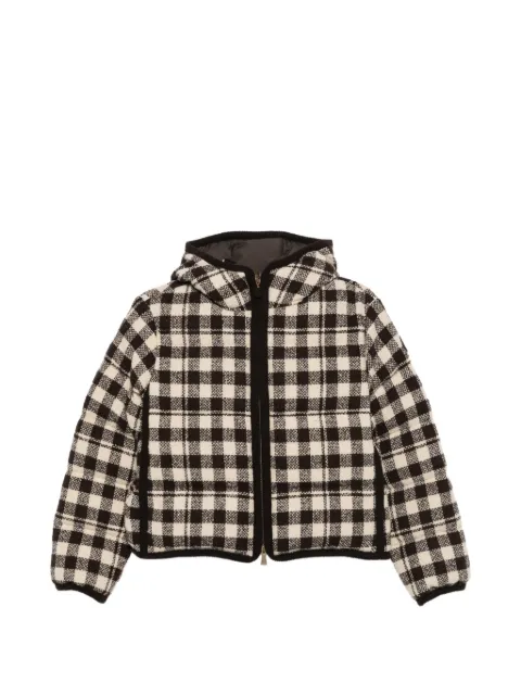 Moncler Abstraction hood puffer jacket