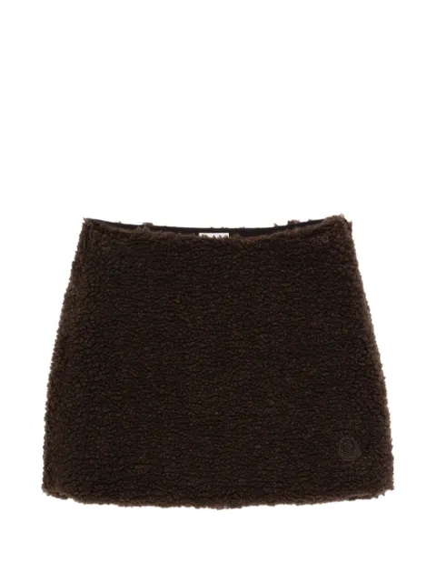Moncler teddy mini skirt