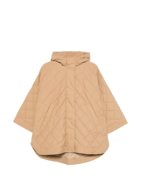Moncler cape matelassée à capuche