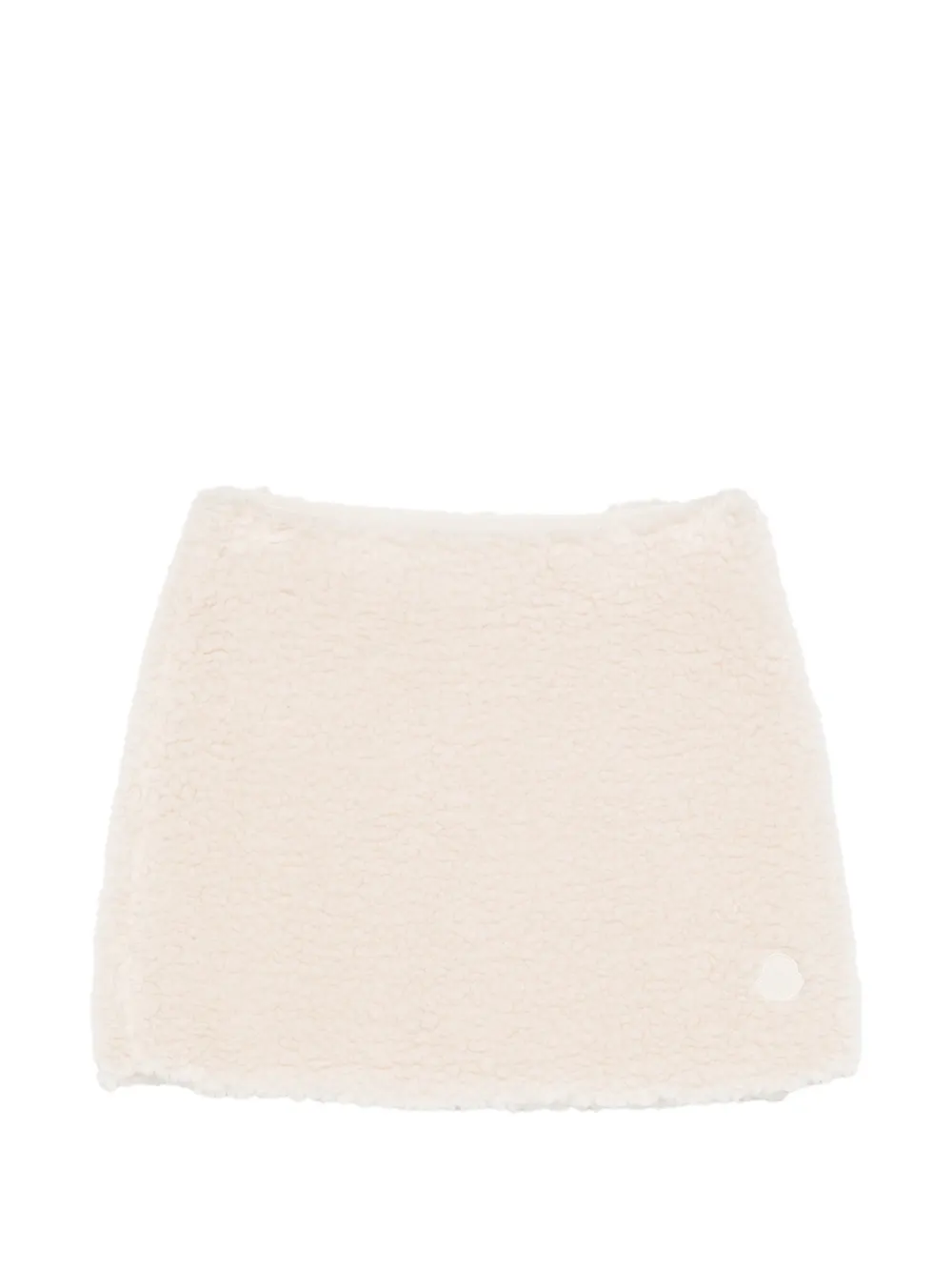 Moncler minijupe en tissu teddy - Tons neutres Moncler minijupe en tissu teddy - Tons neutres