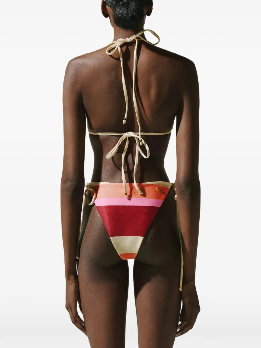Baobab Rio Striped Bikini Bottoms In Multi