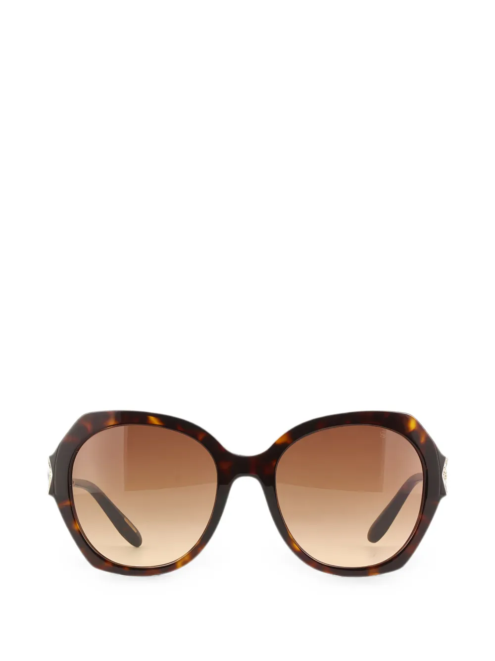 Chopard Happy Hearts tortoiseshell-effect sunglasses - Marrone