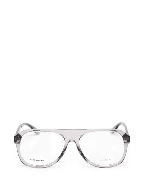 Marc Jacobs transparent pilot-frame glasses