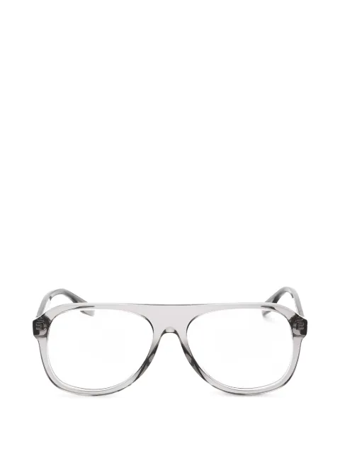 Marc Jacobs transparent pilot-frame glasses