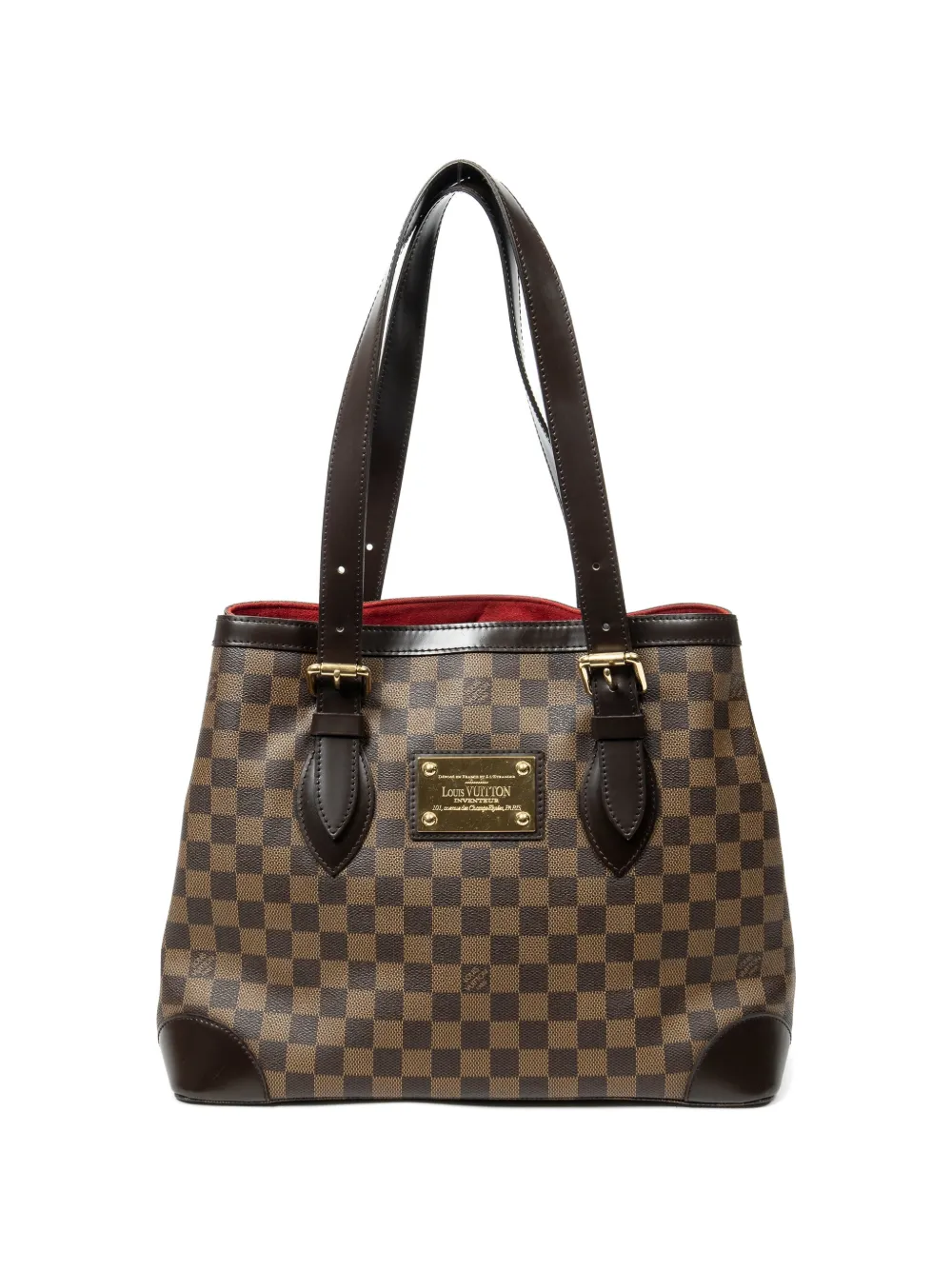 Louis Vuitton Pre-Owned MM Hampstead Damier Ebène shoulder bag - Marrone
