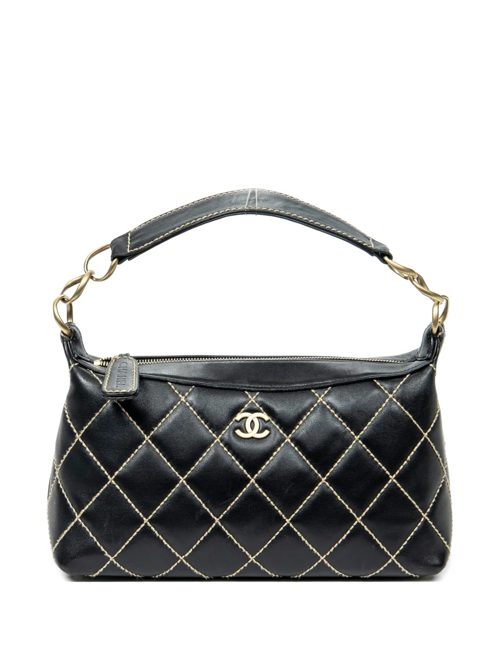CHANEL Pre-Owned Surpique CC shoulder bag - Nero