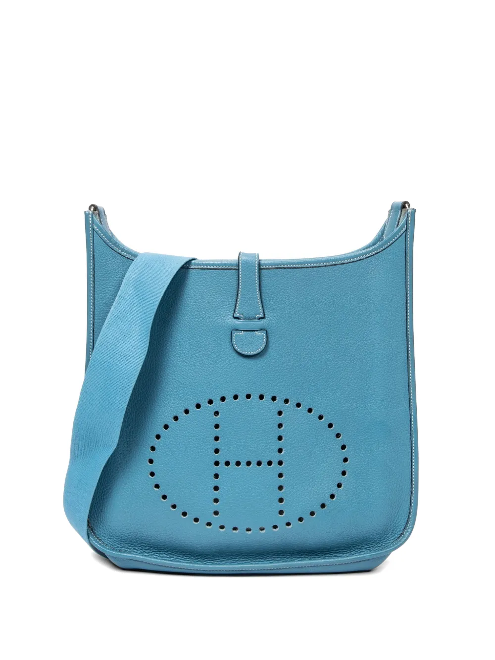 Hermès Pre-Owned GM Evelyne I shoulder bag - Blu