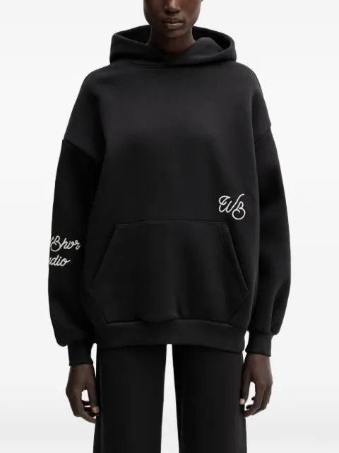 WRSTBHVR Gustaf logo-embroidered hoodie