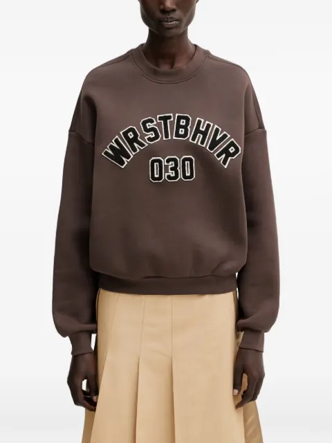WRSTBHVR sudadera Matteo con parche del logo