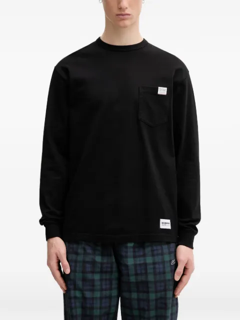 Neighborhood camisa con bolsillo y manga larga