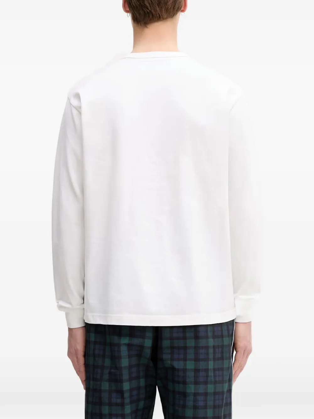 Neighborhood T-shirt met logopatch Wit