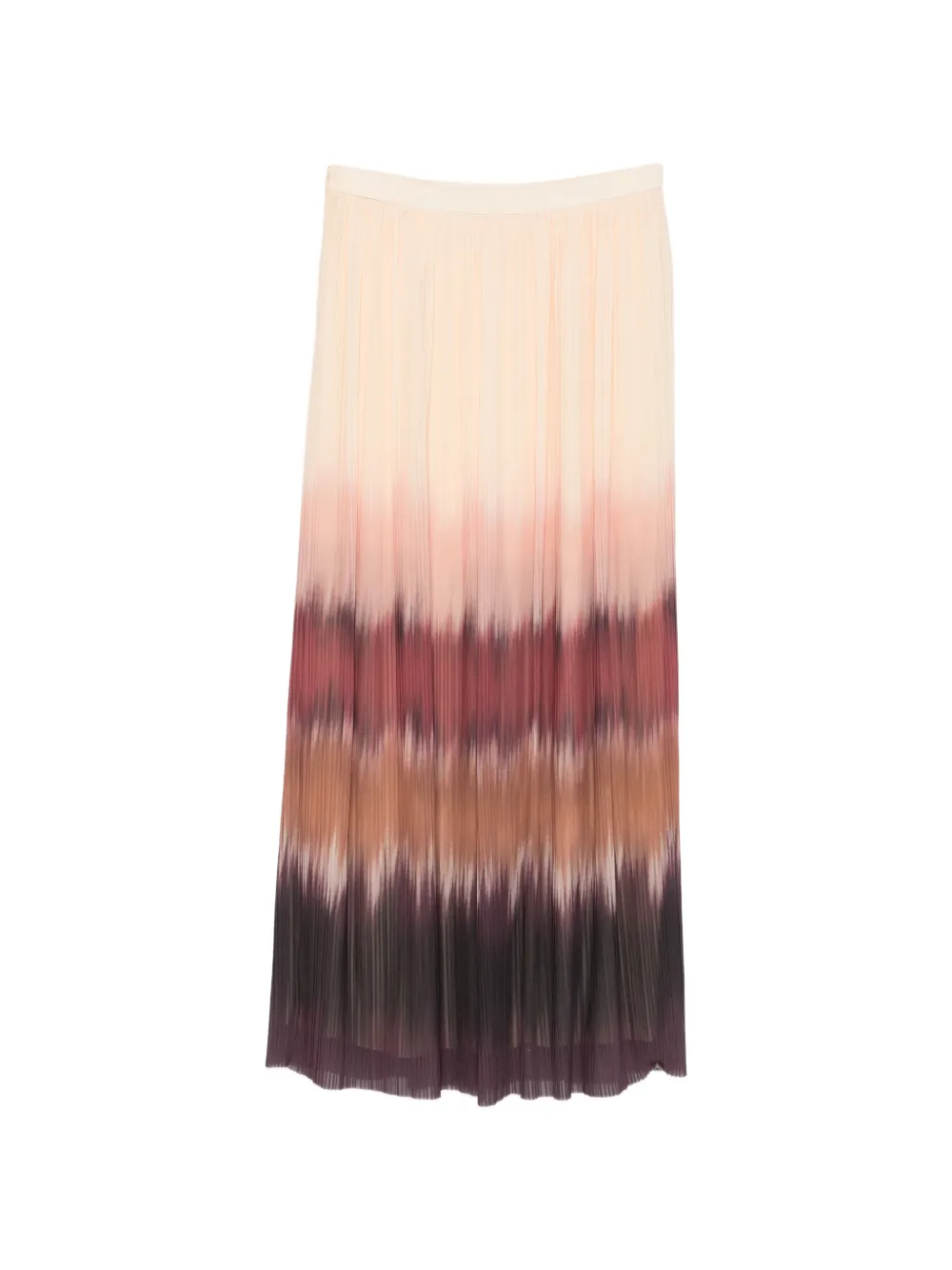 Ba&Sh Wina geplooide midi-rok met ombré-effect Beige