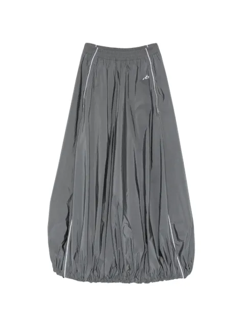 Balenciaga side-stripe balloon-hem maxi skirt