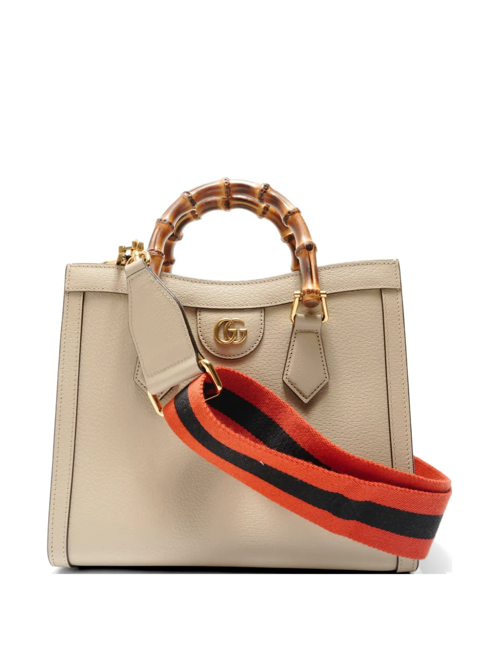 Gucci Pre-Owned 2021-2024 Diana Bamboo tote bag - Toni neutri