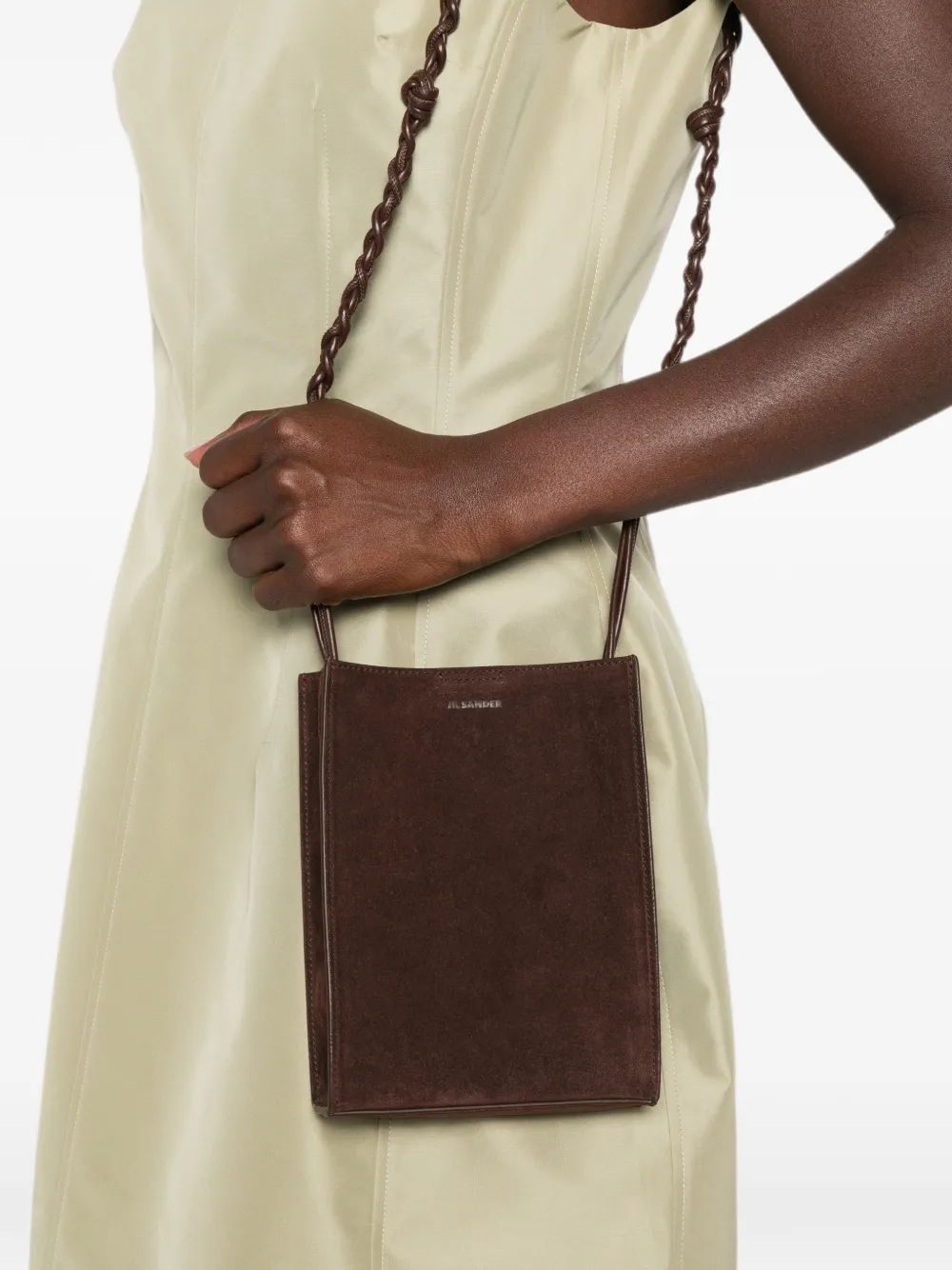 Jil Sander Tangle crossbodytas Bruin