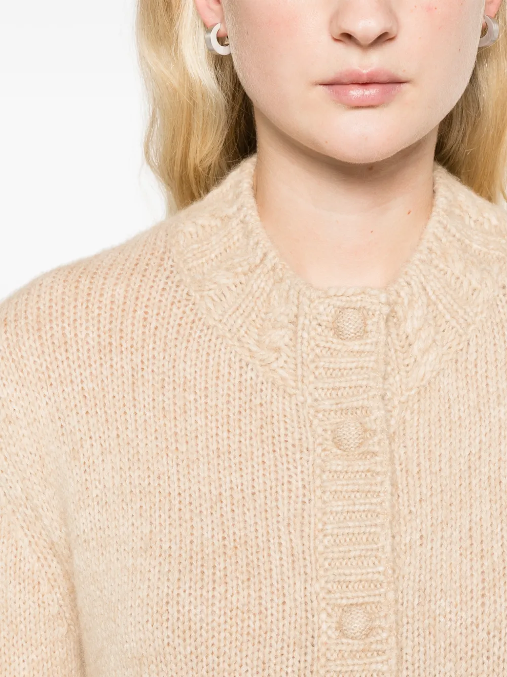 Moncler Button-up vest Beige