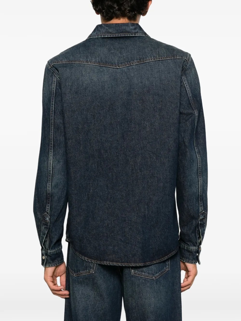 Moncler Denim overhemd Blauw