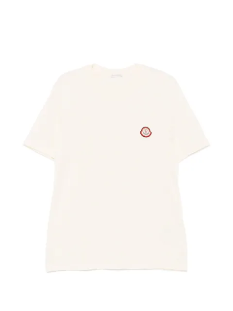 Moncler Camiseta com patch de logo