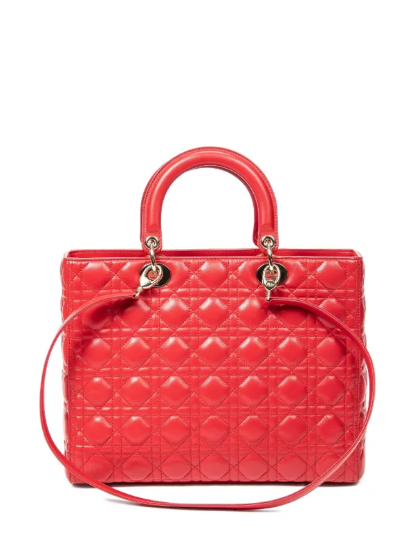 Christian Dior Pre-Owned レディ ディオール カナージュ ショルダー 