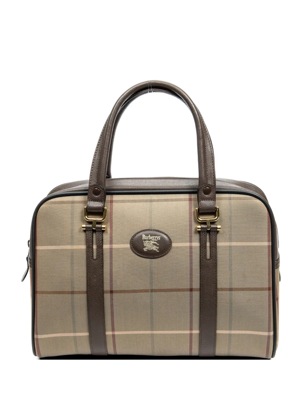 Burberry Pre-Owned Check handbag - Neutrals
