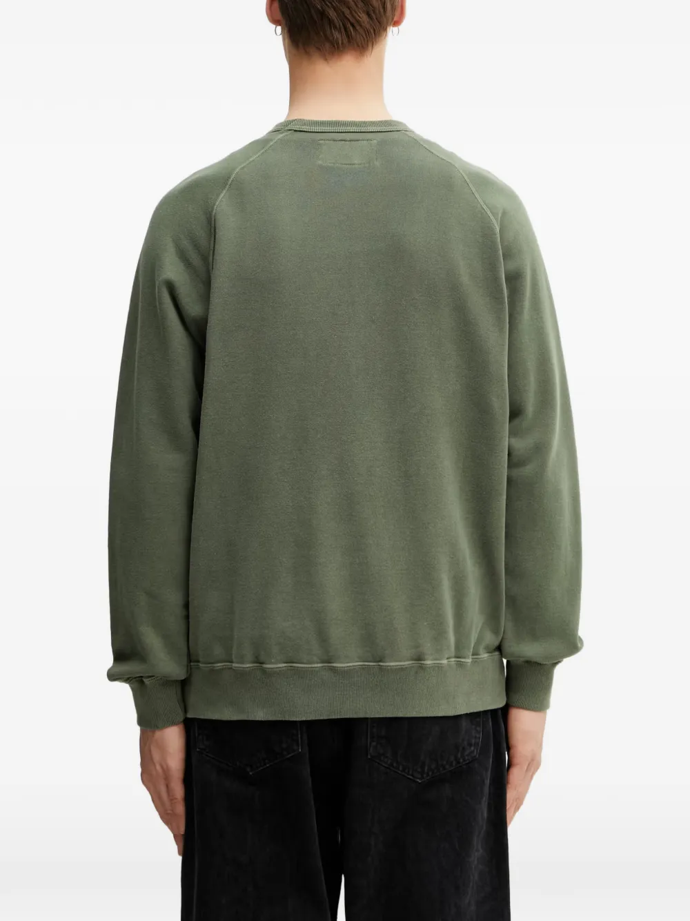 Neighborhood Sweater met geborduurd logo Groen