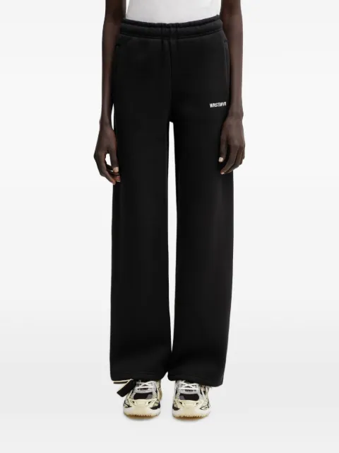 WRSTBHVR Naima logo-print track pants